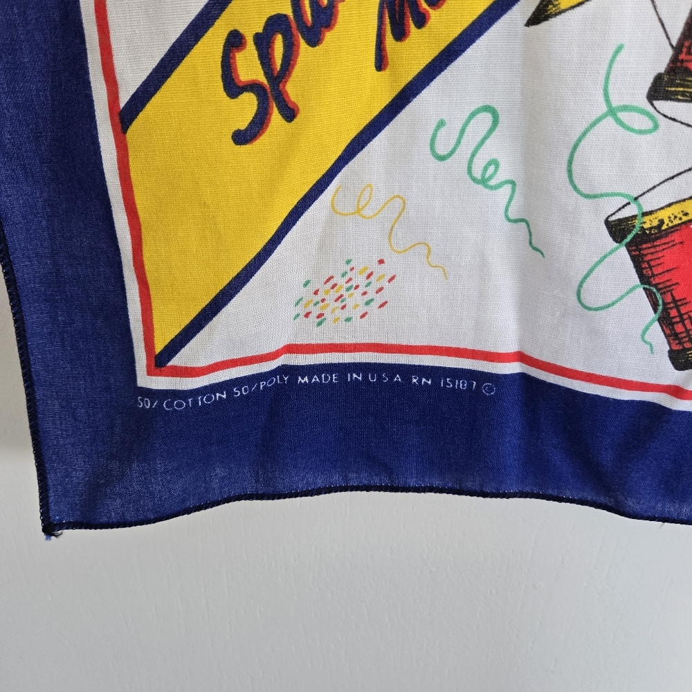 Vintage Budweiser Spuds Makenzie Bandana Made In The USA - Picture 3 of 9